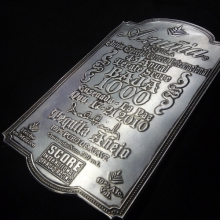 pewter labels etiqueta