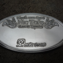 pewter labels, metal labels for wines
